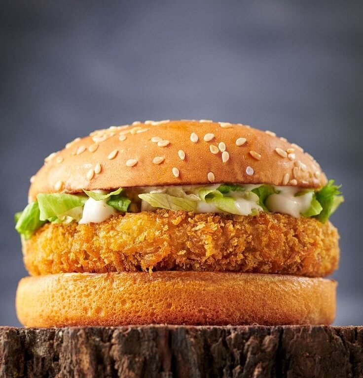 chicken patty burger